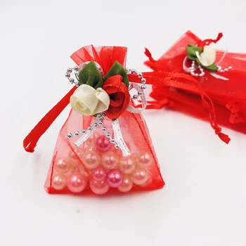 50pcs 7x9cm White/Red Bow and silver chain Drawstring Jewelry Wedding Organza Bags Organza Wedding Party Favor Candy Gift Bag
50pcs 7x9cm White/Red Bow and silver chain Drawstring Jewelry Wedding Organza Bags Organza Wedding Party Favor Candy Gift Bag