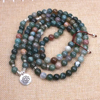 Women necklace 108 Natural stone onyx mala necklace meditation yoga jewelry Handmade OM lotus Buddha Charm Pendant necklace
Women necklace 108 Natural stone onyx mala necklace meditation yoga jewelry Handmade OM lotus Buddha Charm Pendant necklace