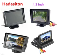 Car Monitor 4.3 inch TFT LCD Color Screen Reverse parking assistance with 2 AV input image