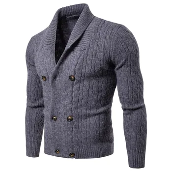 2018 Autumn new youth Men's Solid color Thick Sweater Men's V-neck Thick Casual Sweater Color Gray / Black / Apricot Size M-XXL
2018 Autumn new youth Men's Solid color Thick Sweater Men's V-neck Thick Casual Sweater Color Gray / Black / Apricot Size M-XXL