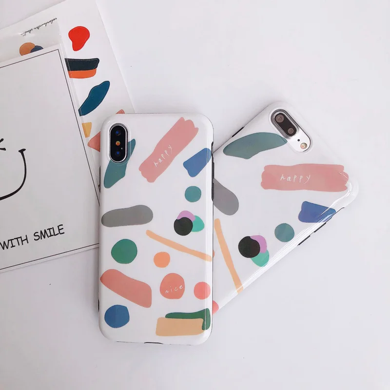 Soft TPU Phone Case For iPhone 6S Case Silicone Colorful Simple Graffiti Soft Back Cover For iPhone 6 6S 6Plus 7 7Plus X Case
Soft TPU Phone Case For iPhone 6S Case Silicone Colorful Simple Graffiti Soft Back Cover For iPhone 6 6S 6Plus 7 7Plus X Case