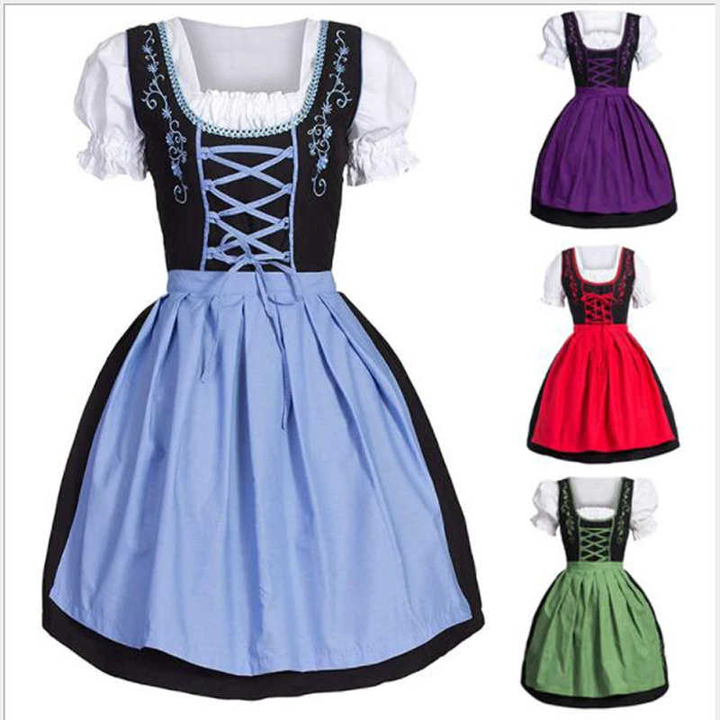 Free Shipping plus size Women Medieval costume dress German Oktoberfest Dirndl Dress Cosplay Costume Party Dress M-5XL
Free Shipping plus size Women Medieval costume dress German Oktoberfest Dirndl Dress Cosplay Costume Party Dress M-5XL