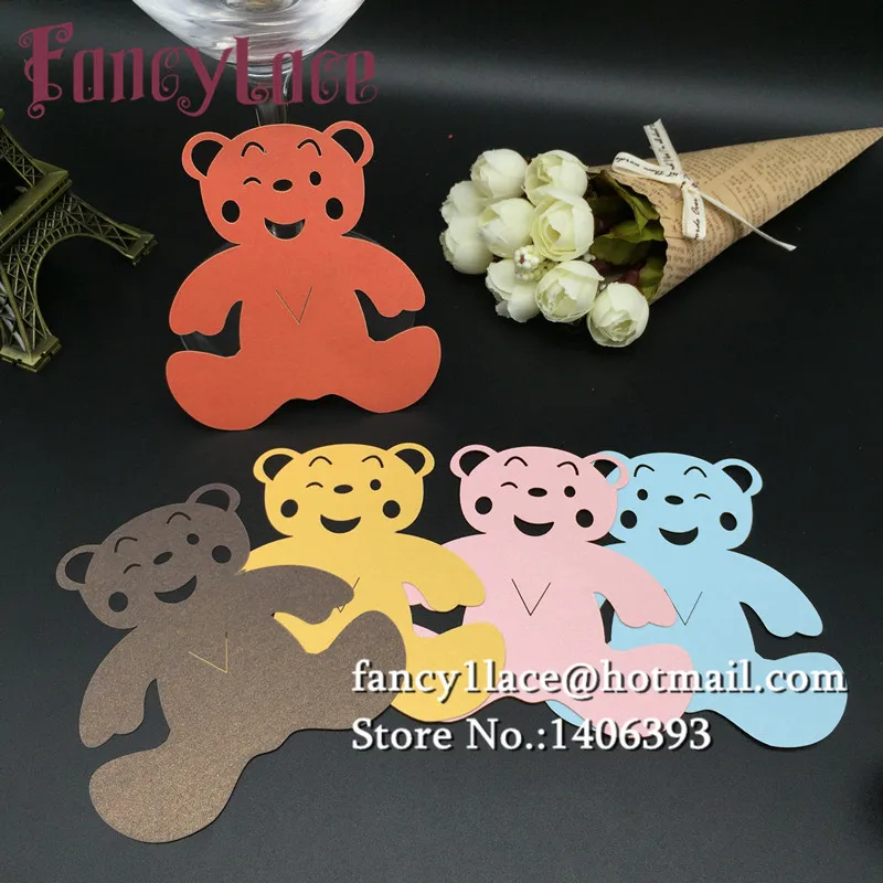 60Pcs Bear Shape Wine Glass Card Laser Cut Escort Cup Name Place Card Birthday Party Baby Shower Wedding Decorations for home
60Pcs Bear Shape Wine Glass Card Laser Cut Escort Cup Name Place Card Birthday Party Baby Shower Wedding Decorations for home
