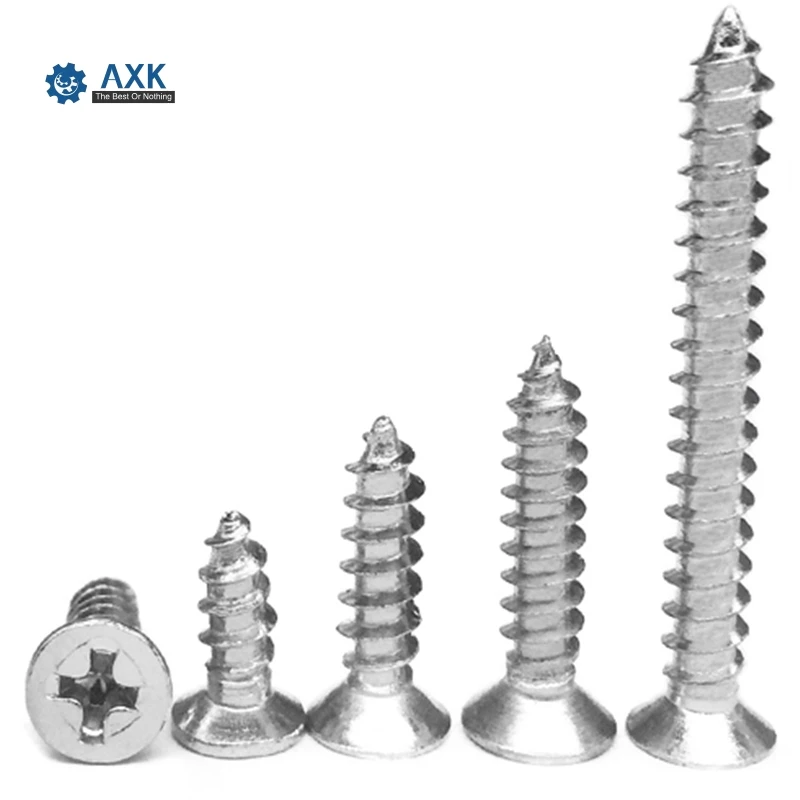 50Pcs DIN7982 ISO7050 m2.2 m2.6 m3 Stainless Steel 304 Cross Recessed Flat Head Screws Phillips Self-tapping Wood Screws
50Pcs DIN7982 ISO7050 m2.2 m2.6 m3 Stainless Steel 304 Cross Recessed Flat Head Screws Phillips Self-tapping Wood Screws