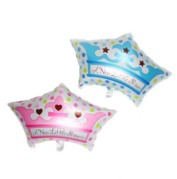 Lucky 50pcs/lot Boy/Girl Princess Crown Balloon Baby Shower Foil Helium Balloons For Baby Birthday Party Decoration Globos Toys
Lucky 50pcs/lot Boy/Girl Princess Crown Balloon Baby Shower Foil Helium Balloons For Baby Birthday Party Decoration Globos Toys