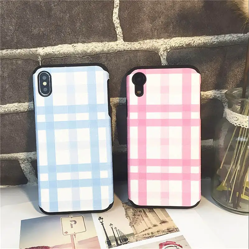 Small Fresh Plaid British Silk Pattern Anti-Fall Soft Shell Protector For Iphone 66S 6P 78 78plus Xxs Xr Xsmax
Small Fresh Plaid British Silk Pattern Anti-Fall Soft Shell Protector For Iphone 66S 6P 78 78plus Xxs Xr Xsmax