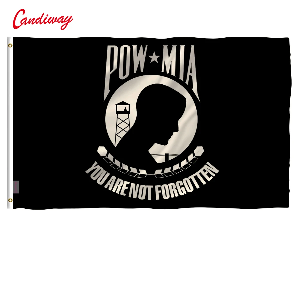 90 x 150cm High Quality Polyester Military Memorial Pow Mia Flags USA Pow Memorial Banners Home Decor NN073
90 x 150cm High Quality Polyester Military Memorial Pow Mia Flags USA Pow Memorial Banners Home Decor NN073