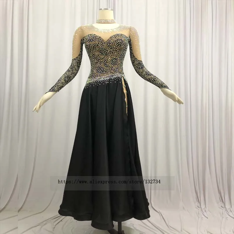 2019 of black ballroom costumes standard ballroom dancing dresses waltz flamenco dress costume dance costumes dance wear
2019 of black ballroom costumes standard ballroom dancing dresses waltz flamenco dress costume dance costumes dance wear