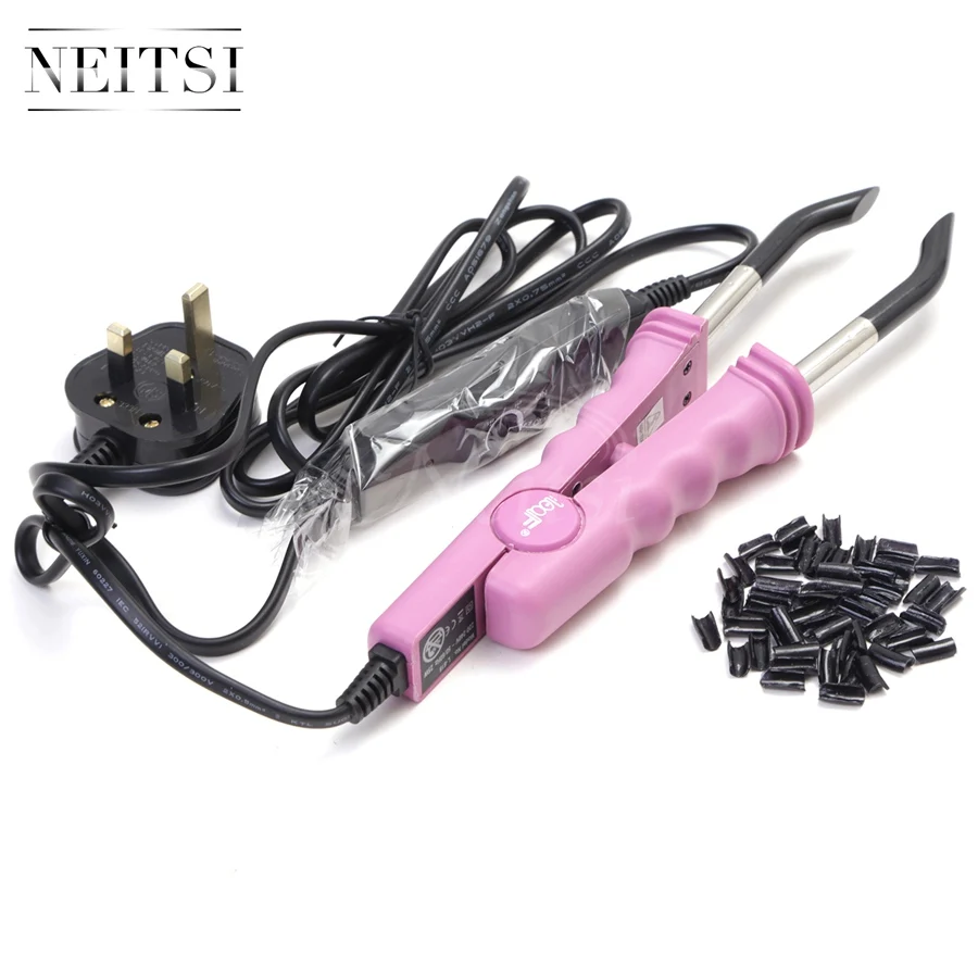 Neitsi Professional 1pc Pink# Control Temperature Connector +50pcs Nail U Tips 3 Colors Option For Hair Extensions
Neitsi Professional 1pc Pink# Control Temperature Connector +50pcs Nail U Tips 3 Colors Option For Hair Extensions