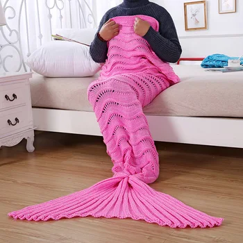 Elegant Adult Comfottable Sofa Mermaid Tail Blanket Warm Sweet Soft All Seasons Sleeping Knitted Air Conditioning Blankets Gift
Elegant Adult Comfottable Sofa Mermaid Tail Blanket Warm Sweet Soft All Seasons Sleeping Knitted Air Conditioning Blankets Gift