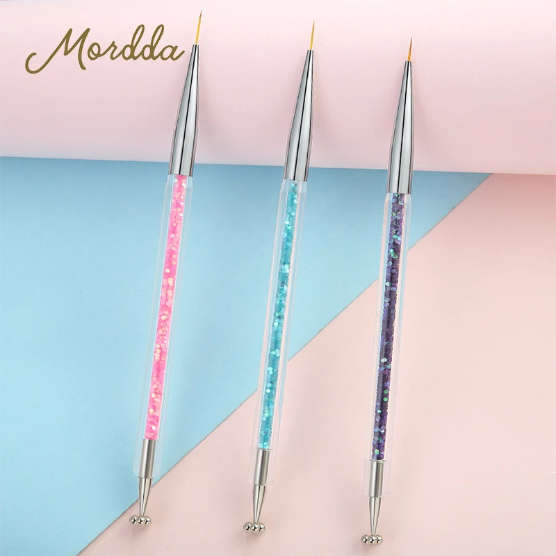 MORDDA Brushes For Manicure Acrylic Brush For Nail Art Thin Nail Brush Liner Painting Pen Drawing UV Gel Varnish On Nail Tools
MORDDA Brushes For Manicure Acrylic Brush For Nail Art Thin Nail Brush Liner Painting Pen Drawing UV Gel Varnish On Nail Tools