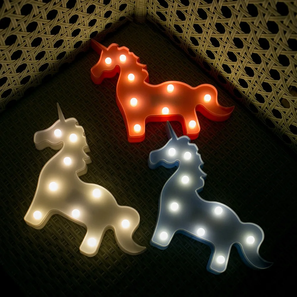 Lovely Unicorn Animal LED 3D Light Night Light Kids Gift Toy For Children Bedroom Party Home Decoration Lamp Indoor Lighting
Lovely Unicorn Animal LED 3D Light Night Light Kids Gift Toy For Children Bedroom Party Home Decoration Lamp Indoor Lighting