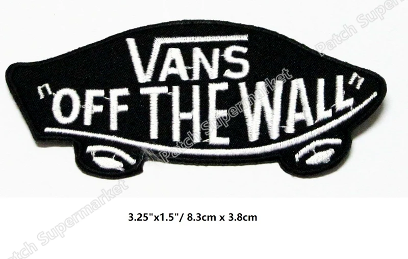 VANS off the wall Black and white Embroidered Patch Iron Sew Logo skateboard santa cruz
VANS off the wall Black and white Embroidered Patch Iron Sew Logo skateboard santa cruz
