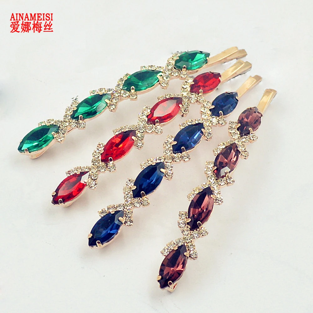 AINAMEISI Fashion Women Hair Accessories Girls Hair Jewelry Crystal Rhinestone Bow Hair Clip Hairpin Barrette Head Orname
AINAMEISI Fashion Women Hair Accessories Girls Hair Jewelry Crystal Rhinestone Bow Hair Clip Hairpin Barrette Head Orname
