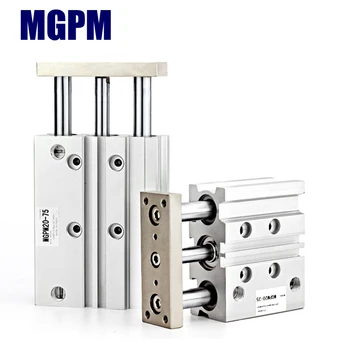 1/8" Pneumatic Three Rod 25*10 Compact Guide Cylinder Slide Bearing Double Acting Bore 25mm Stroke 10mm MGP MGPM 25-10 25X10
1/8" Pneumatic Three Rod 25*10 Compact Guide Cylinder Slide Bearing Double Acting Bore 25mm Stroke 10mm MGP MGPM 25-10 25X10