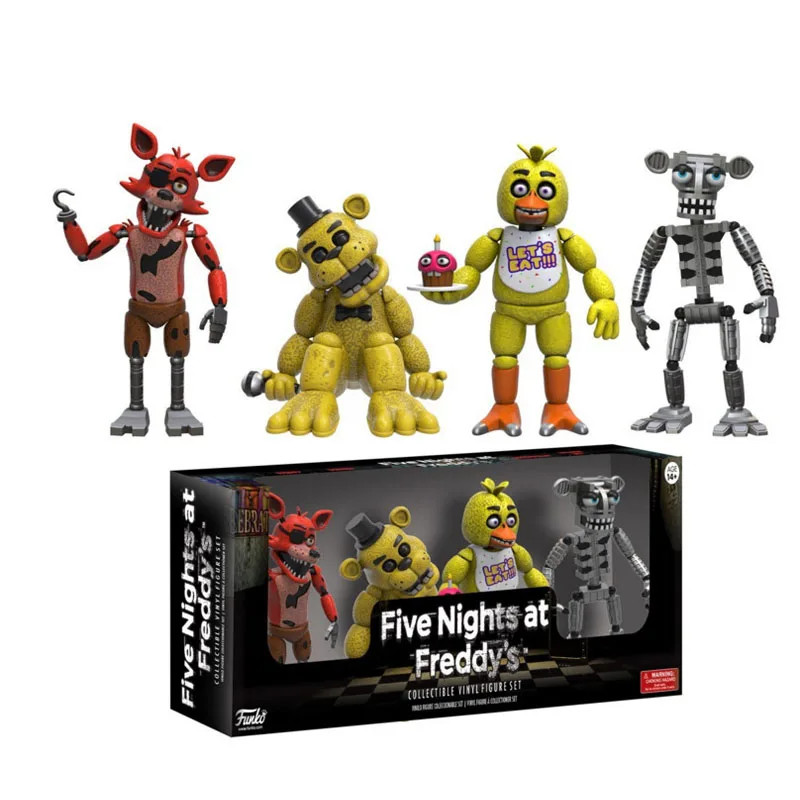 Five Night At Freddy's FNAF Action Figures Toys Foxy Freddy FNAF PVC Figure FUNKO Teddy Bear's Dolls Toys for Children Kids
Five Night At Freddy's FNAF Action Figures Toys Foxy Freddy FNAF PVC Figure FUNKO Teddy Bear's Dolls Toys for Children Kids