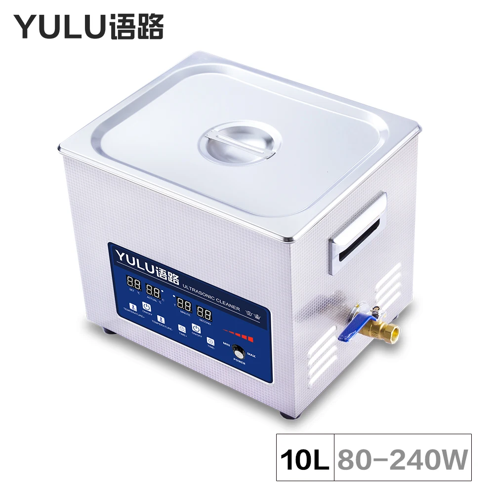 10L Power Adjust Ultrasonic Cleaner Machine Bath Metal Mold Mechanical Parts Hardware Circuit Board Lab Washer Ultrasound Tank
10L Power Adjust Ultrasonic Cleaner Machine Bath Metal Mold Mechanical Parts Hardware Circuit Board Lab Washer Ultrasound Tank