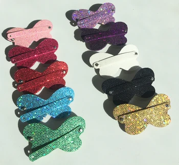 Free Shipping! 10PCS Mixed color Sequins PU Leather Butterfly Hair Clips Fit 8mm Slide Charms Slide Letters DIY Accessories
Free Shipping! 10PCS Mixed color Sequins PU Leather Butterfly Hair Clips Fit 8mm Slide Charms Slide Letters DIY Accessories