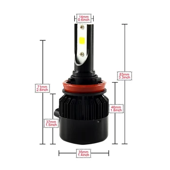 1set 30W 6500K 3200LM C6S Car LED Head light H8/H9/H11 LED Auto Front Bulb LED Car Lighting Headlamp fog light Bulb
1set 30W 6500K 3200LM C6S Car LED Head light H8/H9/H11 LED Auto Front Bulb LED Car Lighting Headlamp fog light Bulb