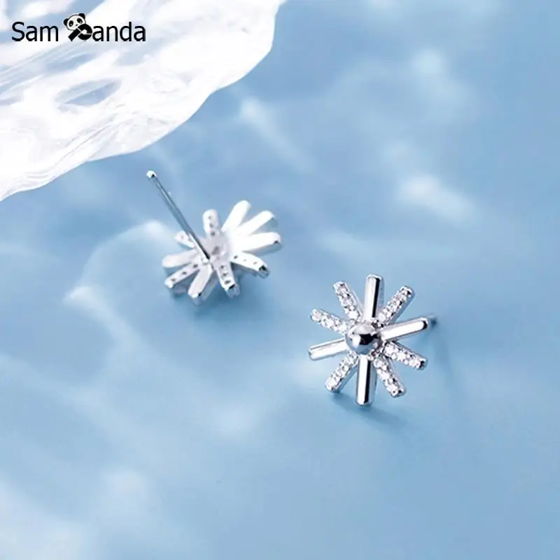 Authentic 925 Sterling Silver Korean Style Fashion Small Sun Flower Earrings Sweet Stud Earrings For Women Fashion Silver Gift
Authentic 925 Sterling Silver Korean Style Fashion Small Sun Flower Earrings Sweet Stud Earrings For Women Fashion Silver Gift