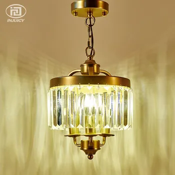 Loft American Vintage K9 Crystal Chandelier Metal Hanging Lighting Retro Bedroom Dining Room Hotel Restaurant Ceiling Lamp
Loft American Vintage K9 Crystal Chandelier Metal Hanging Lighting Retro Bedroom Dining Room Hotel Restaurant Ceiling Lamp