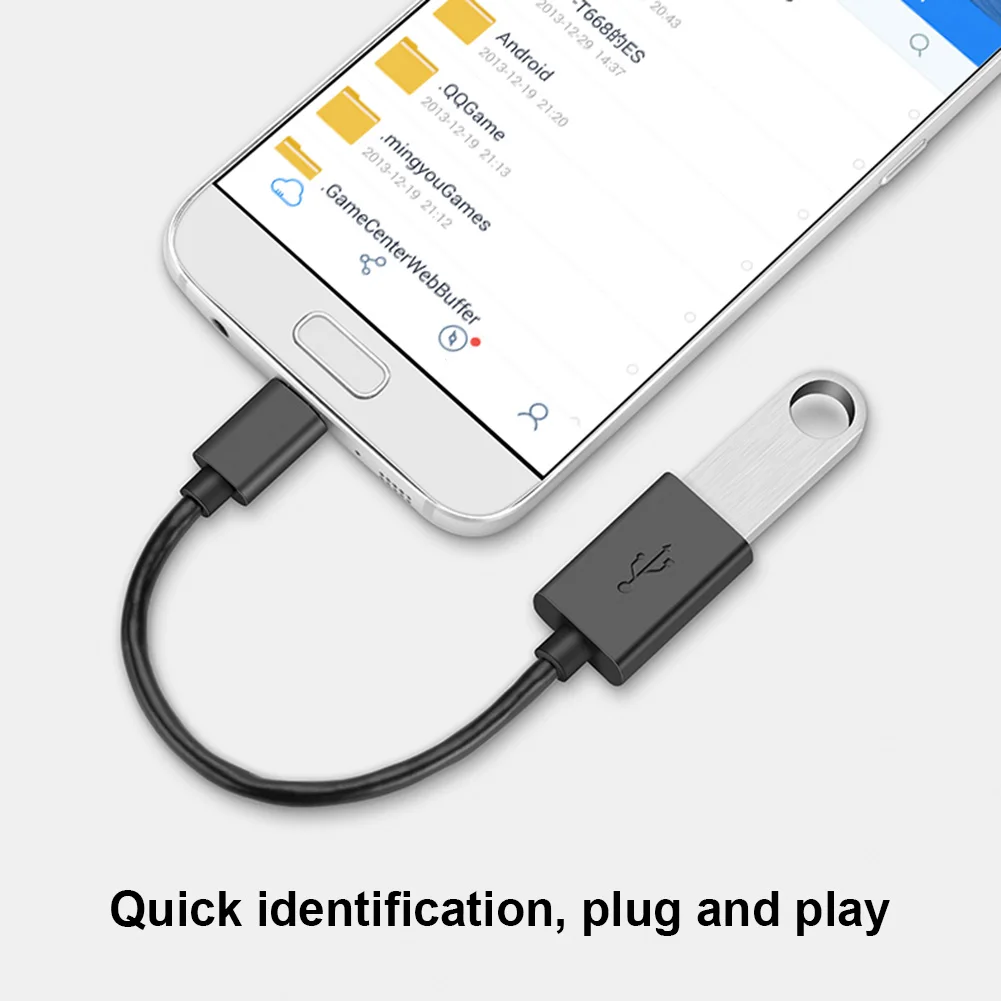 Type-C OTG Adapter Cable USB 3.1 Type C Male To USB 3.0 A Female OTG Data Cord Adapter 16CM LSMK99
Type-C OTG Adapter Cable USB 3.1 Type C Male To USB 3.0 A Female OTG Data Cord Adapter 16CM LSMK99