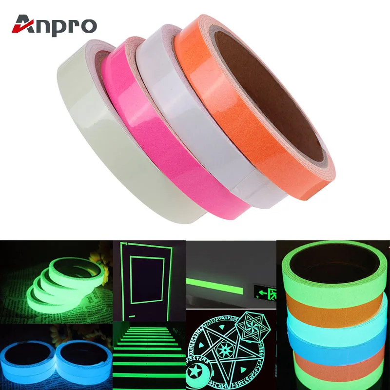 Anpro 3M/5M Luminous Tape Sticker Self-illuminating Stage Warning Glow Light Strip Fluorescent Light Safety Tape for Egress Exit
Anpro 3M/5M Luminous Tape Sticker Self-illuminating Stage Warning Glow Light Strip Fluorescent Light Safety Tape for Egress Exit