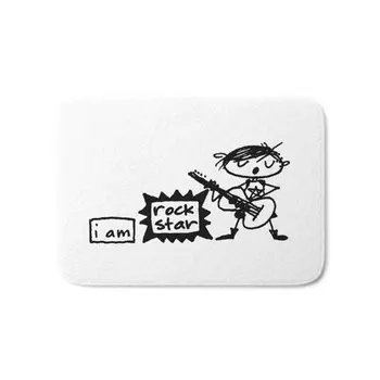 I Am Rock Star. Bath Mat Mats Welcome Home Entrance Door Floor Flannel Rug
I Am Rock Star. Bath Mat Mats Welcome Home Entrance Door Floor Flannel Rug