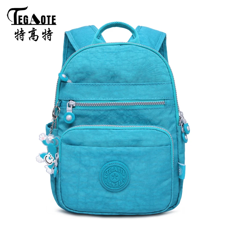 

TEGAOTE Mini Small Backpack for Teenage Girl Backpacks Women Mochila Feminina Bolsa Escolar Casual Nylon Waterproof Bagpack 2018