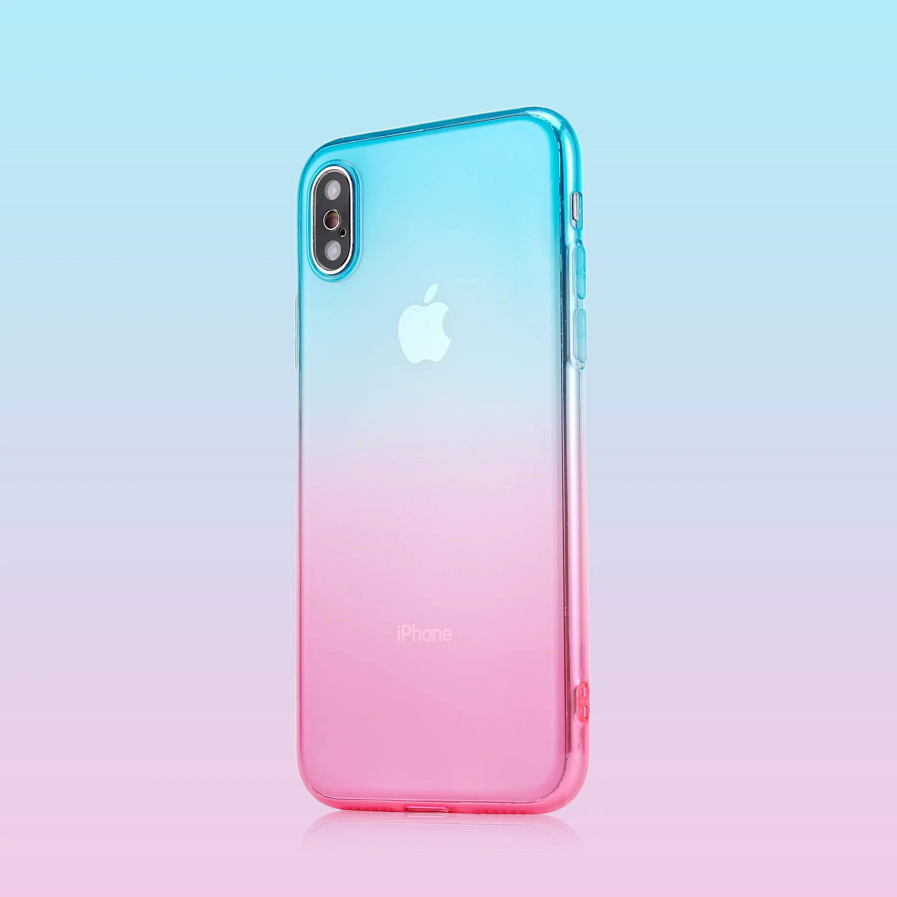 Luxury Brand For IPhone X Xr Xs Gradient Phone Case TPU Phone Back Cover For Apple Phone Simply Design For Iphone Xr Case Luxury Brand For IPhone X Xr Xs Gradient Phone Case TPU Phone Back Cover For Apple Phone Simply Design For Iphone Xr Case