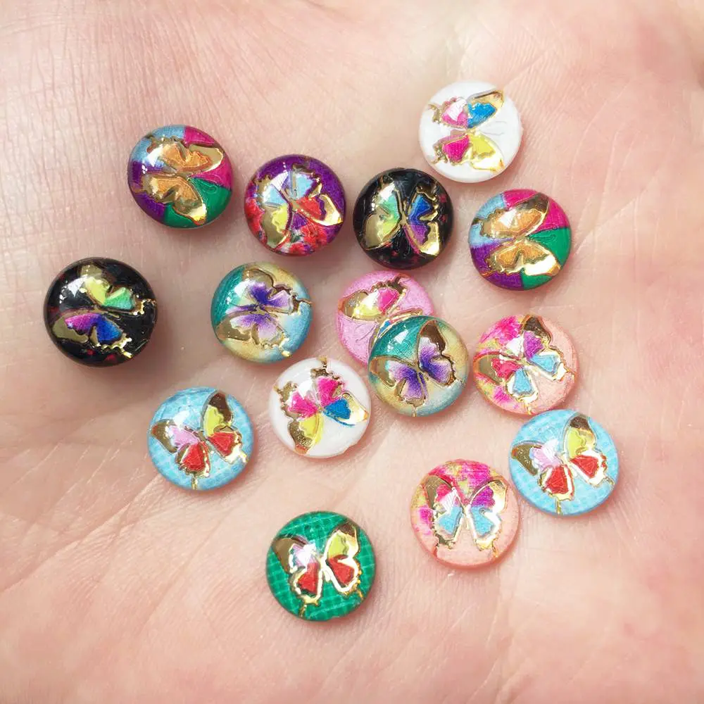 New 80pcs Acrylic 10mm round Delicate butterflies Gem flatback rhinestone scrapbook Ornaments DIY Jewelry Accessories PW39
New 80pcs Acrylic 10mm round Delicate butterflies Gem flatback rhinestone scrapbook Ornaments DIY Jewelry Accessories PW39