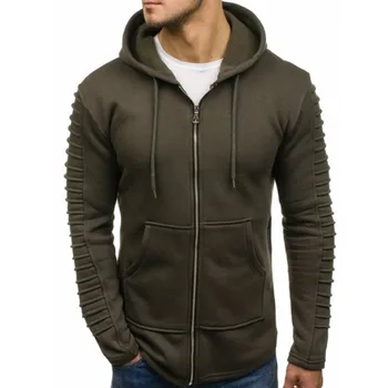 New Men Stripe Pleated Long Sleeve Hoodie Fashion Hoodies For Hooded Cardigan Men Casual Male Tops
New Men Stripe Pleated Long Sleeve Hoodie Fashion Hoodies For Hooded Cardigan Men Casual Male Tops