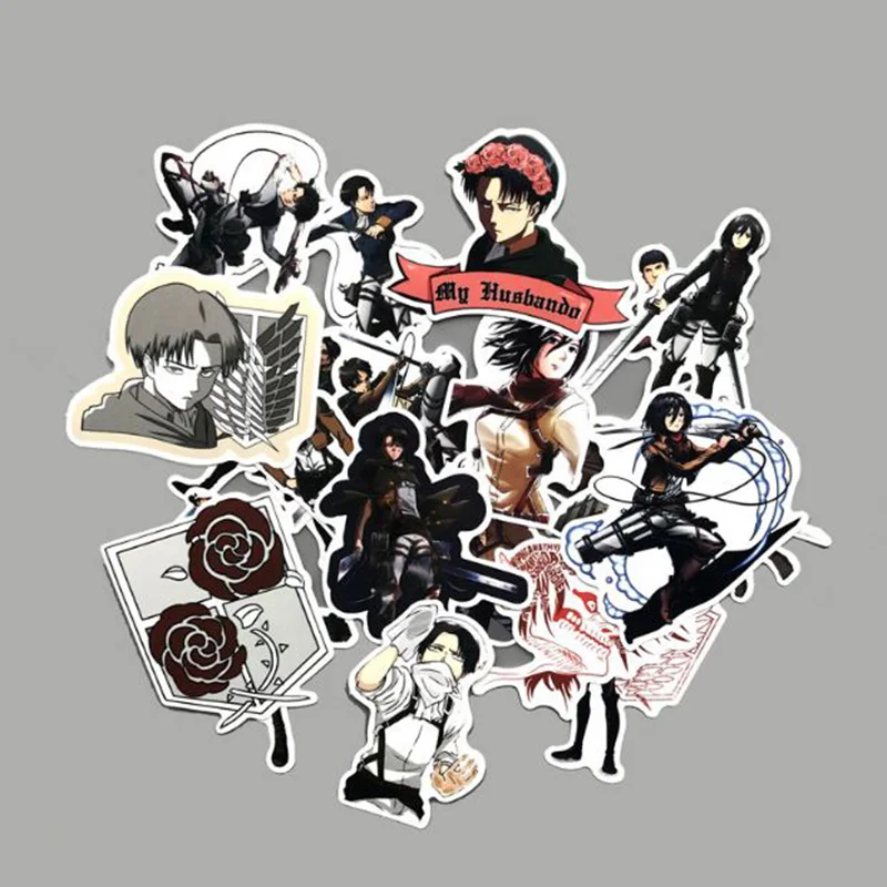 21 Pcs/set Hot Sale Attack on Titan Sticker Decal for Phone Car Laptop Bicycle Notebook Backpack Case Waterproof Stickers
21 Pcs/set Hot Sale Attack on Titan Sticker Decal for Phone Car Laptop Bicycle Notebook Backpack Case Waterproof Stickers