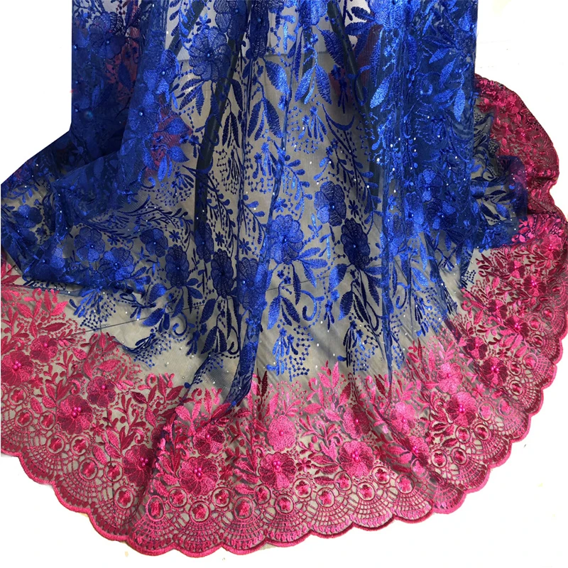 Beautiful fashion embroidered beads French tulle lace Africa Nigerian lace fabric sewing material for wedding party dress 5yards
Beautiful fashion embroidered beads French tulle lace Africa Nigerian lace fabric sewing material for wedding party dress 5yards