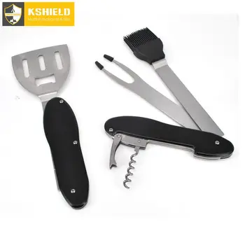 KSHIELD Outdoor Camping Kitchen Cooking BBQ Tools Set Barbecue Grilling Utensil Accessories Multifunction Spatulas Forks Skewers
KSHIELD Outdoor Camping Kitchen Cooking BBQ Tools Set Barbecue Grilling Utensil Accessories Multifunction Spatulas Forks Skewers