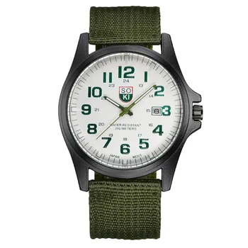 Men Watch Military Watch Sport Watch Woven Nylon Strap Quartz Wristwatch reloj de hombre reloj mujer Relógio dos homens zegareki
Men Watch Military Watch Sport Watch Woven Nylon Strap Quartz Wristwatch reloj de hombre reloj mujer Relógio dos homens zegareki