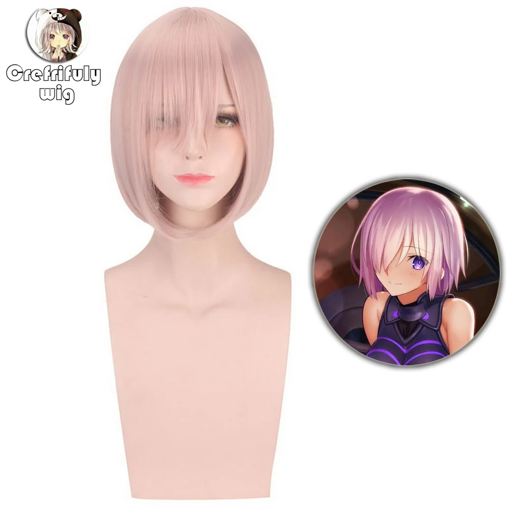 FGO Fate/Grand Order Matthew Kyrielite Light Pink Short Bob Wig Cosplay Costume 30cm Synthetic Hair Party Wigs For Women
FGO Fate/Grand Order Matthew Kyrielite Light Pink Short Bob Wig Cosplay Costume 30cm Synthetic Hair Party Wigs For Women