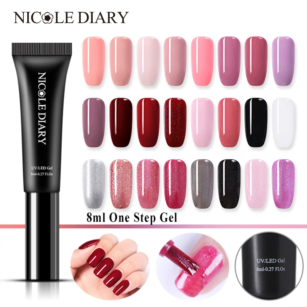 NICOLE DIARY 3 In 1 One Step Nail Gel Polish Nail Pen Not Need Base Top Coat LED UV Lamp Gel Lacquer Nail Art 8ML
NICOLE DIARY 3 In 1 One Step Nail Gel Polish Nail Pen Not Need Base Top Coat LED UV Lamp Gel Lacquer Nail Art 8ML