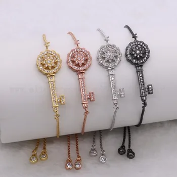 Fashion bracelets key charm for women round beads adjustable chain Macrame jewelry for women 2032
Fashion bracelets key charm for women round beads adjustable chain Macrame jewelry for women 2032