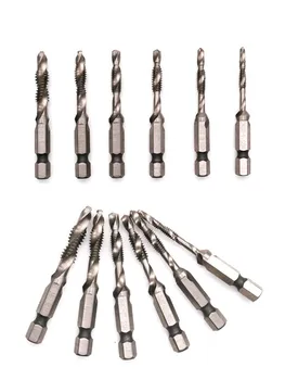 6Pcs High Speed Steel Multifunction Composite Tap Titanium Screw Machine With Tap Hole Chamfering Tapping One Screw
6Pcs High Speed Steel Multifunction Composite Tap Titanium Screw Machine With Tap Hole Chamfering Tapping One Screw