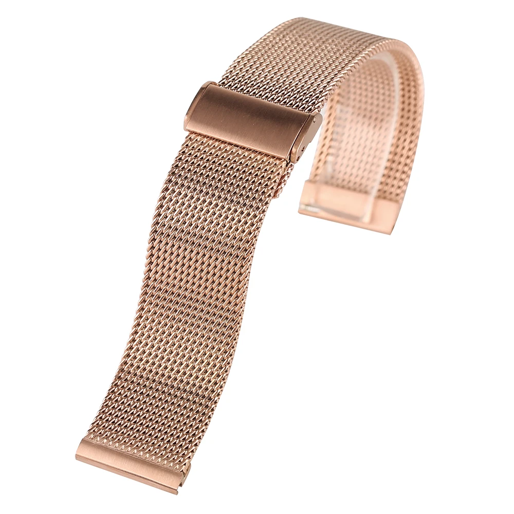 Rose Golden Stainless Steel Watch Band 2018 New Arrival 18/20/22mm Women Men Wrist Band for HuaWei
Rose Golden Stainless Steel Watch Band 2018 New Arrival 18/20/22mm Women Men Wrist Band for HuaWei