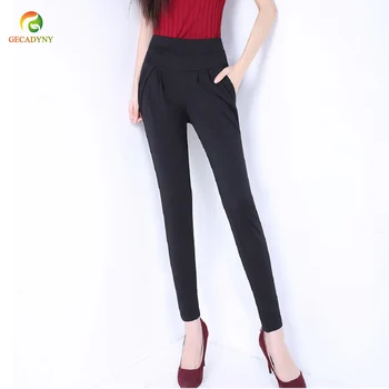 Pencil Pants For Women Solid Elastic High Waist Trousers Casual Slim Full Harem Pants Pure Color Female Casual Wear Size S-6XL
Pencil Pants For Women Solid Elastic High Waist Trousers Casual Slim Full Harem Pants Pure Color Female Casual Wear Size S-6XL