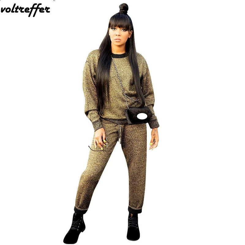 Gold Sparkly Two Piece Set Loose Oversized Outfits 2018 Fall Tracksuit Pullover Long Pants Suits Casual Glitter Sweatsuit Set
Gold Sparkly Two Piece Set Loose Oversized Outfits 2018 Fall Tracksuit Pullover Long Pants Suits Casual Glitter Sweatsuit Set