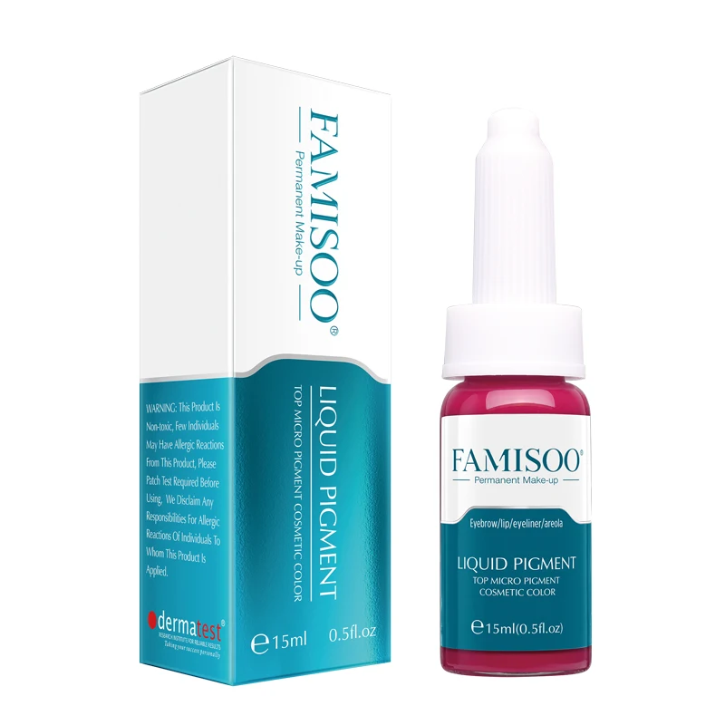 Famisoo 3pcs/lot 15ml tattoo ink permanent Body Arts Paint Micro Pigment Eyebrow Eyeliner Lip Body Tattoo Art Beauty Tools
Famisoo 3pcs/lot 15ml tattoo ink permanent Body Arts Paint Micro Pigment Eyebrow Eyeliner Lip Body Tattoo Art Beauty Tools
