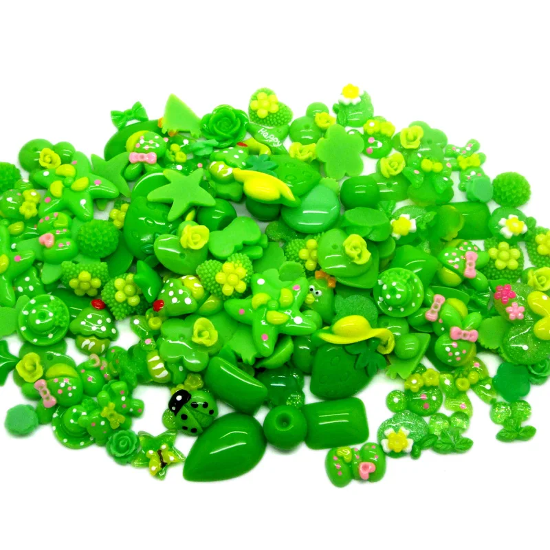 100Pcs Green Series Mixed Decoration Crafts Beads Frame Flatback Cabochon Scrapbook Kawaii DIY Embellishments Accessories
100Pcs Green Series Mixed Decoration Crafts Beads Frame Flatback Cabochon Scrapbook Kawaii DIY Embellishments Accessories