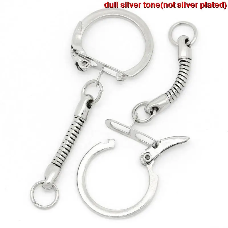 DoreenBeads Alloy Key Chains Key Rings Round Silver Tone 6cm(2 3/8") x 22mm( 7/8"), 3 PCs new
DoreenBeads Alloy Key Chains Key Rings Round Silver Tone 6cm(2 3/8") x 22mm( 7/8"), 3 PCs new