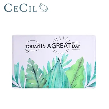 40*60cm Tropical Plants Bedroom Floor Mat Water Absorption Non-Slip Door Mat Palm Leaf Washable Bathroom Anti-Slip Mat Footpad
40*60cm Tropical Plants Bedroom Floor Mat Water Absorption Non-Slip Door Mat Palm Leaf Washable Bathroom Anti-Slip Mat Footpad