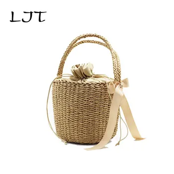 LJT Ins Wind Bucket Straw Bag Women Handmade 2019 Summer Beach Shoulder Bag Ladies Travel Bohemian Bag bolso mimbre Handbag Set
LJT Ins Wind Bucket Straw Bag Women Handmade 2019 Summer Beach Shoulder Bag Ladies Travel Bohemian Bag bolso mimbre Handbag Set