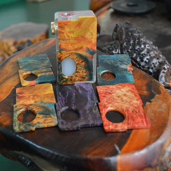 Original Yiloong Fogger Stabilized Wood 18650 & 20700 Mech BF Squonk Mod Adjustable 8ML squeeze bottle e-cigarette vape box mod
Original Yiloong Fogger Stabilized Wood 18650 & 20700 Mech BF Squonk Mod Adjustable 8ML squeeze bottle e-cigarette vape box mod
