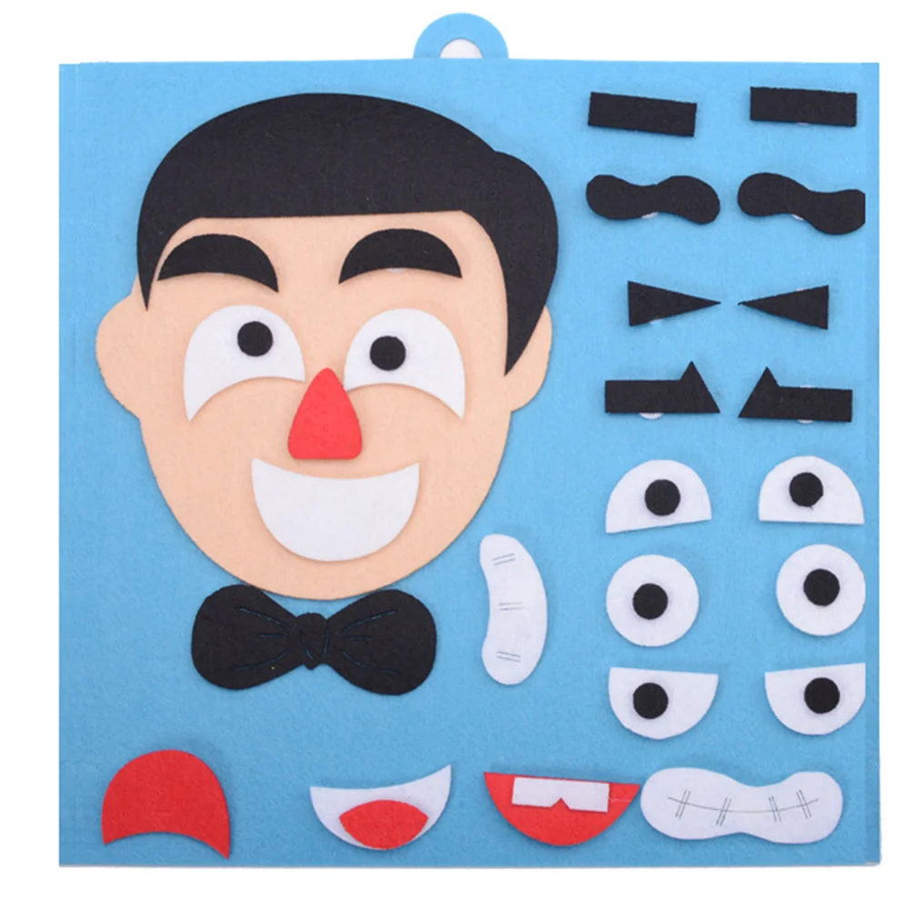 Early Childhood Gifts Facial Expression Funny Changable DIY Toys Emotion Change Educational Toy Handcraft Cloth Fabric Figures
Early Childhood Gifts Facial Expression Funny Changable DIY Toys Emotion Change Educational Toy Handcraft Cloth Fabric Figures